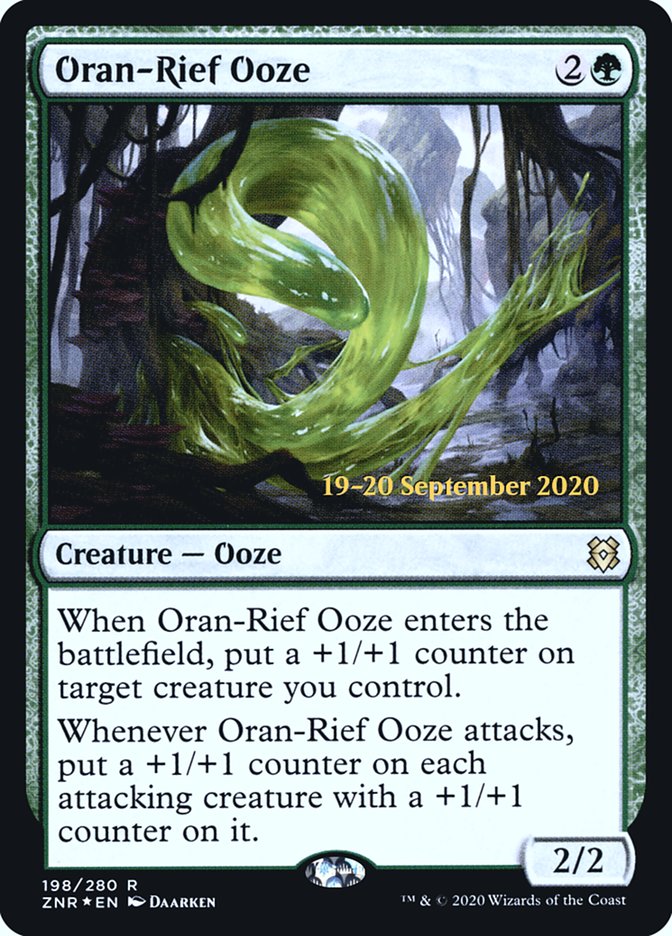 Oran-Rief Ooze [Zendikar Rising Prerelease Promos] | Anubis Games and Hobby