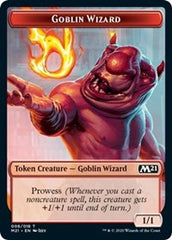 Goblin Wizard // Treasure Double-Sided Token [Core Set 2021 Tokens] | Anubis Games and Hobby