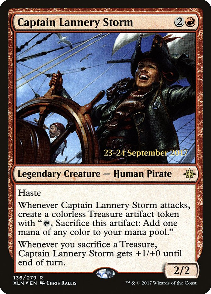 Captain Lannery Storm [Ixalan Prerelease Promos] | Anubis Games and Hobby