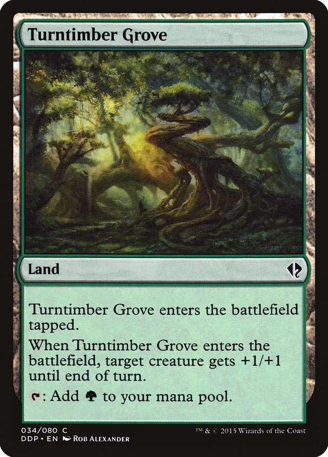 Turntimber Grove [Duel Decks: Zendikar vs. Eldrazi] | Anubis Games and Hobby