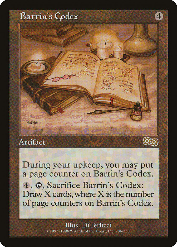 Barrin's Codex [Urza's Saga] | Anubis Games and Hobby