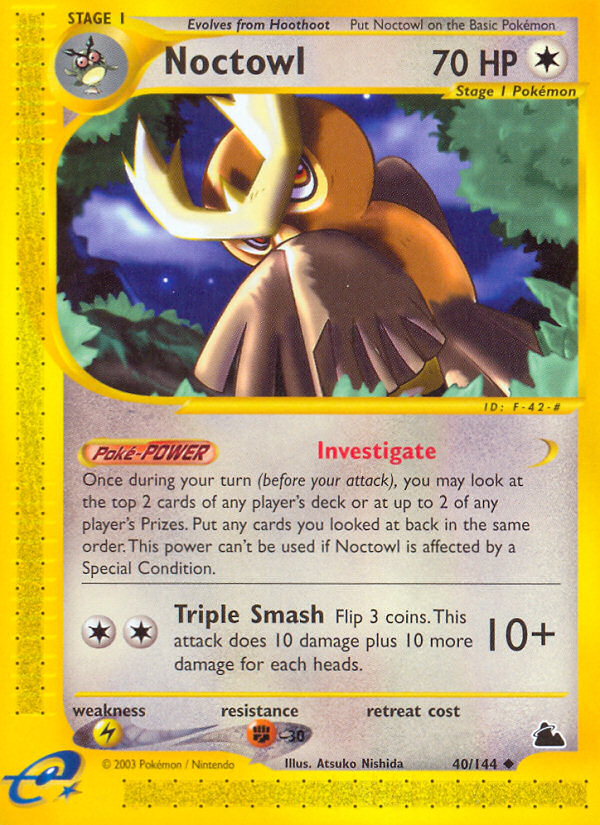 Noctowl (40/144) [Skyridge] | Anubis Games and Hobby