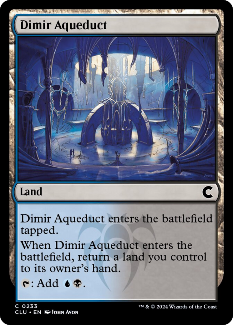 Dimir Aqueduct [Ravnica: Clue Edition] | Anubis Games and Hobby