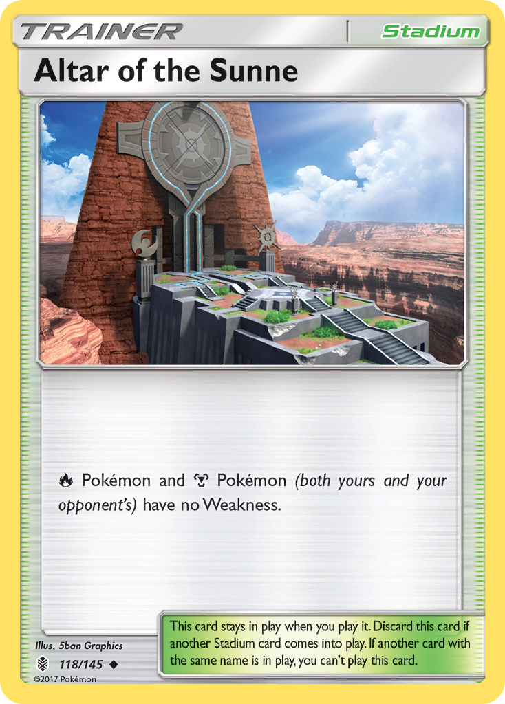 Altar of the Sunne (118/145) [Sun & Moon: Guardians Rising] | Anubis Games and Hobby