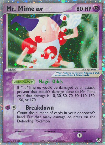 Mr. Mime ex (110/112) [EX: FireRed & LeafGreen] | Anubis Games and Hobby