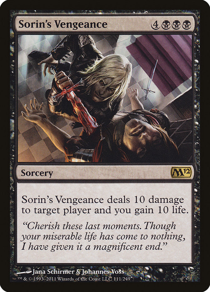 Sorin's Vengeance [Magic 2012] | Anubis Games and Hobby