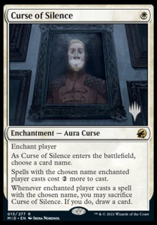 Curse of Silence (Promo Pack) [Innistrad: Midnight Hunt Promos] | Anubis Games and Hobby