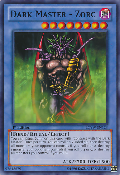 dark ritual monsters yugioh Dark Master