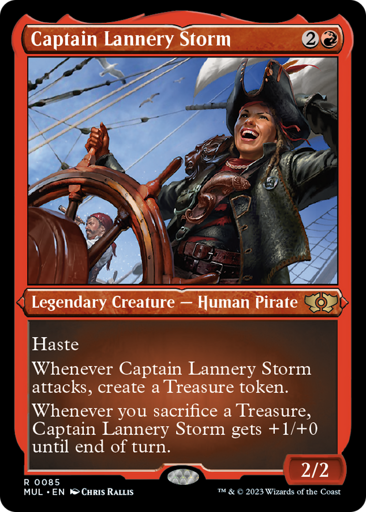 Captain Lannery Storm (Foil Etched) [Multiverse Legends] | Anubis Games and Hobby