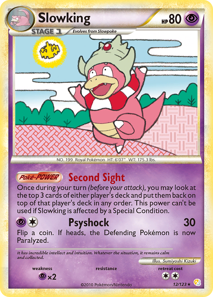 Slowking (12/123) [HeartGold & SoulSilver: Base Set] | Anubis Games and Hobby