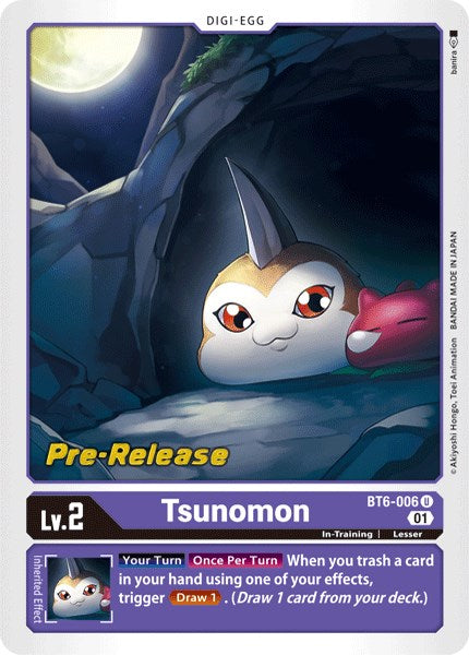 Tsunomon [BT6-006] [Double Diamond Pre-Release Cards] | Anubis Games and Hobby