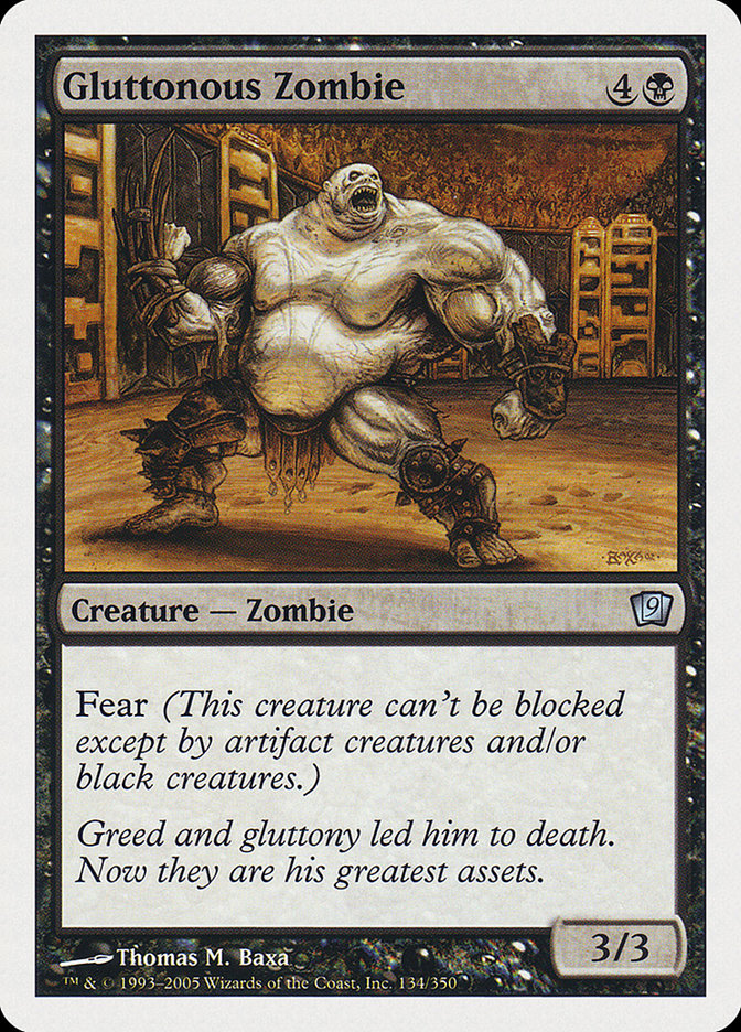 Gluttonous Zombie [Ninth Edition] | Anubis Games and Hobby