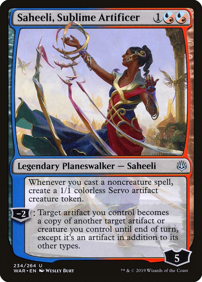 Saheeli, Sublime Artificer [War of the Spark] | Anubis Games and Hobby