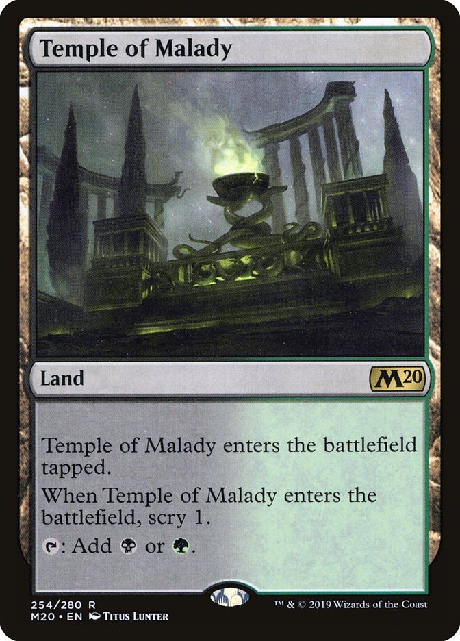 Temple of Malady [Core Set 2020] | Anubis Games and Hobby