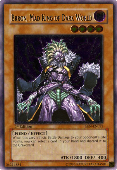Brron, Mad King of Dark World [EEN-EN022] Ultimate Rare | Anubis Games and Hobby