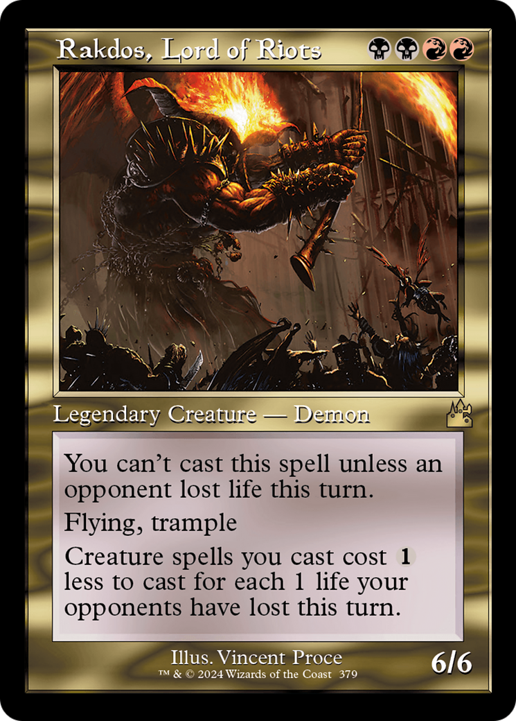 Rakdos, Lord of Riots (Retro Frame) [Ravnica Remastered] | Anubis Games and Hobby