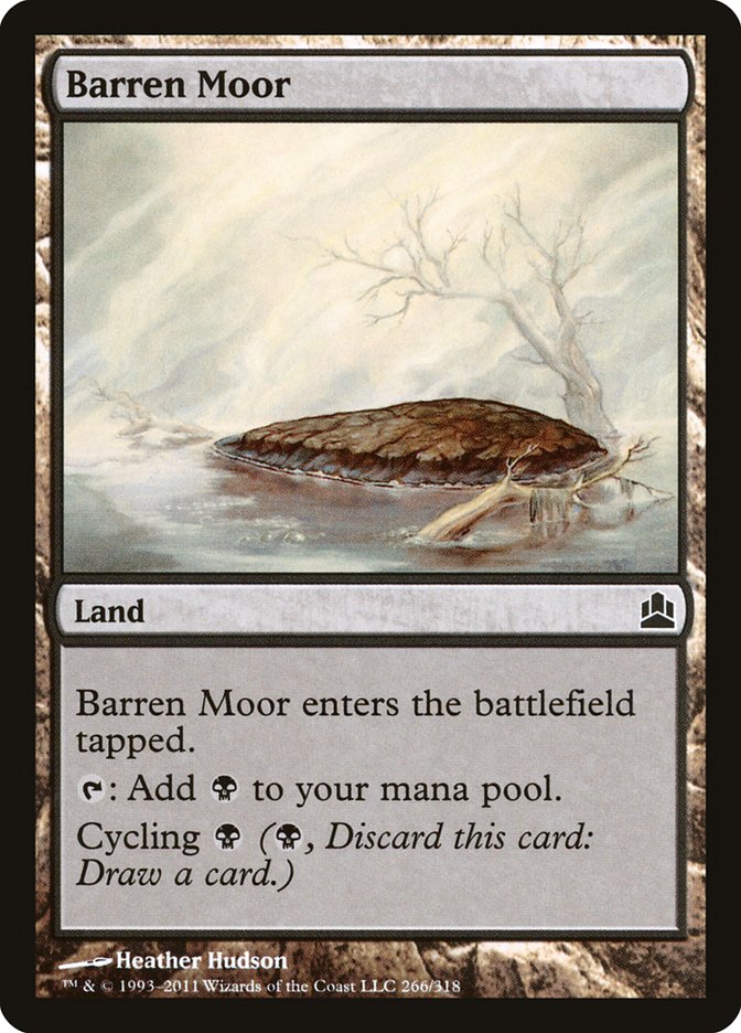 Barren Moor [Commander 2011] | Anubis Games and Hobby