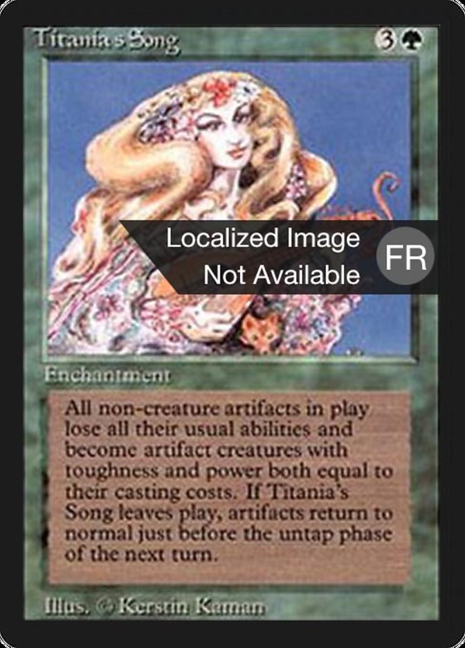 Titania's Song [Foreign Black Border] | Anubis Games and Hobby