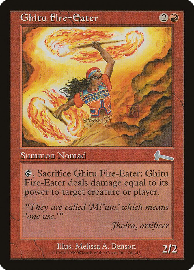 Ghitu Fire-Eater [Urza's Legacy] | Anubis Games and Hobby