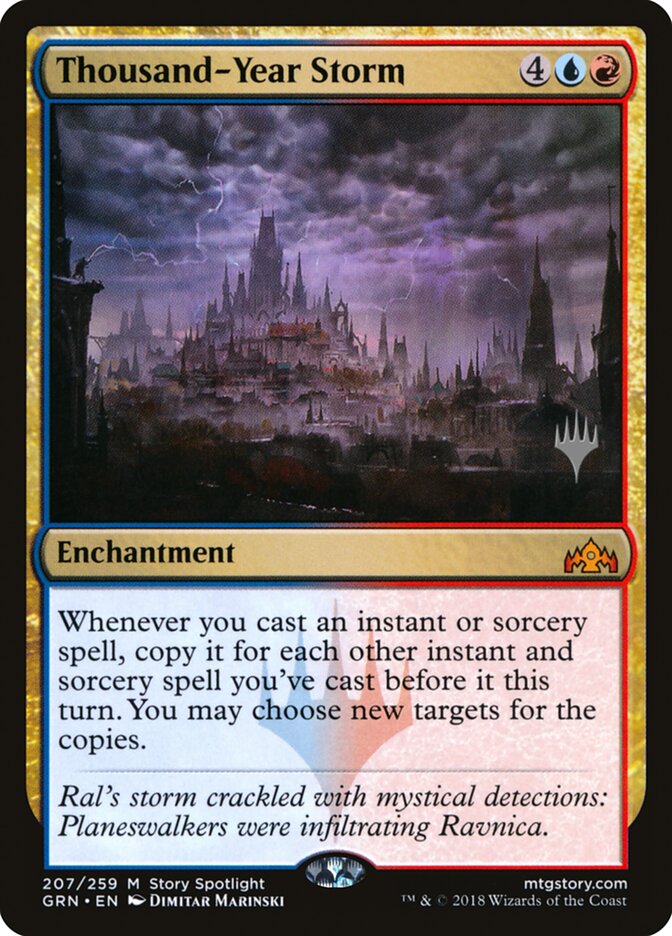 Thousand-Year Storm (Promo Pack) [Guilds of Ravnica Promos] | Anubis Games and Hobby