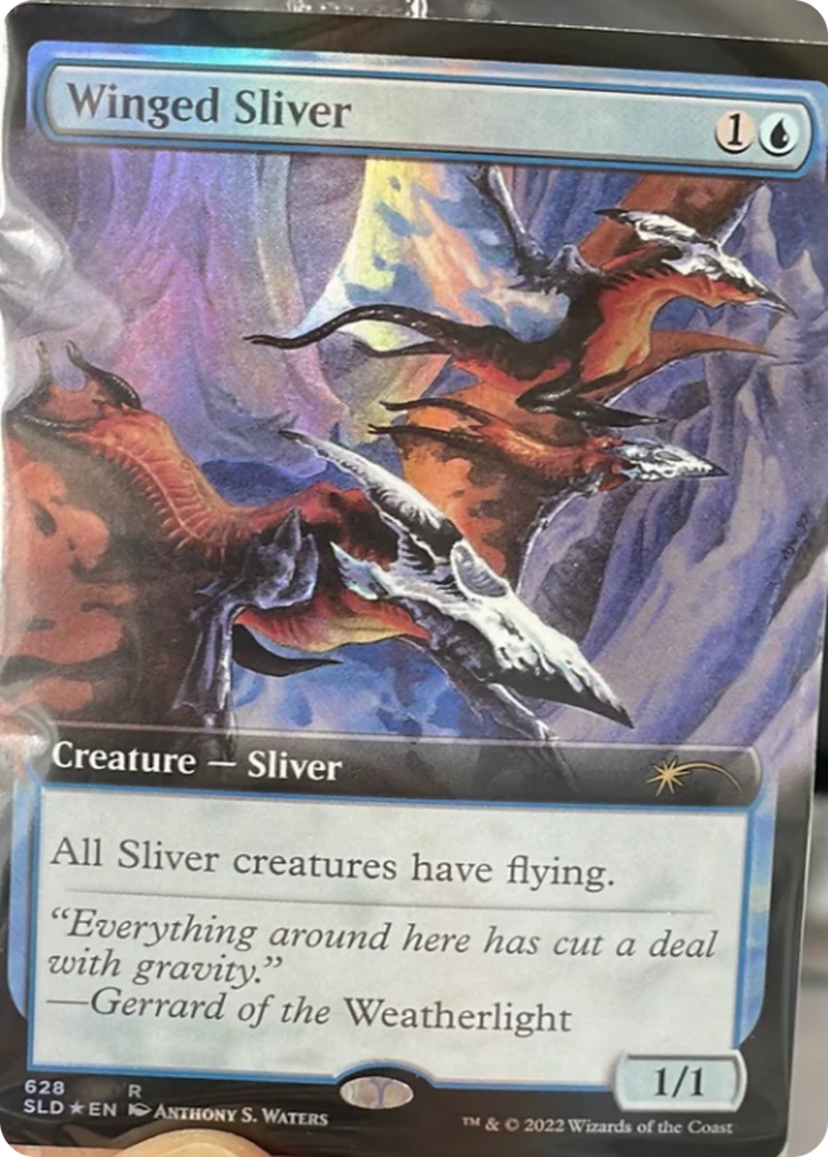Winged Sliver (Extended Art) [Secret Lair Drop Promos] | Anubis Games and Hobby