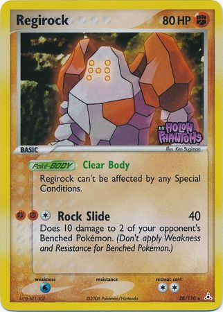 Regirock (28/110) (Stamped) [EX: Holon Phantoms] | Anubis Games and Hobby