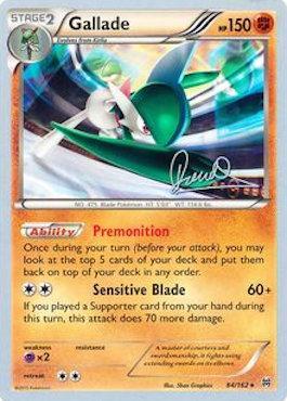 Gallade (84/162) (Infinite Force - Diego Cassiraga) [World Championships 2017] | Anubis Games and Hobby