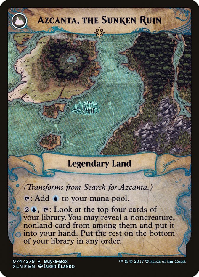 Search for Azcanta // Azcanta, the Sunken Ruin (Buy-A-Box) [Ixalan Treasure Chest] | Anubis Games and Hobby