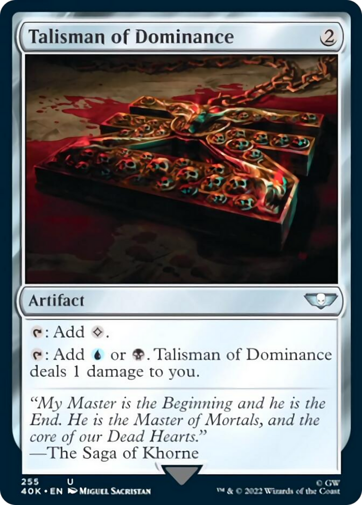 Talisman of Dominance (255) (Surge Foil) [Warhammer 40,000] | Anubis Games and Hobby