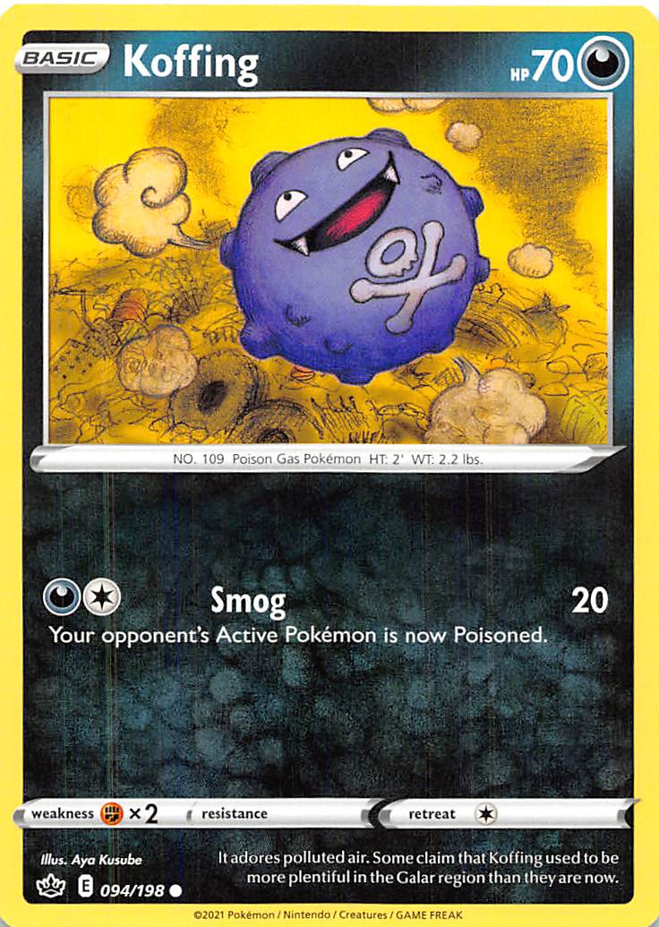 Koffing (094/198) [Sword & Shield: Chilling Reign] | Anubis Games and Hobby