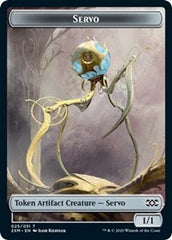 Servo // Treasure Double-Sided Token [Double Masters Tokens] | Anubis Games and Hobby