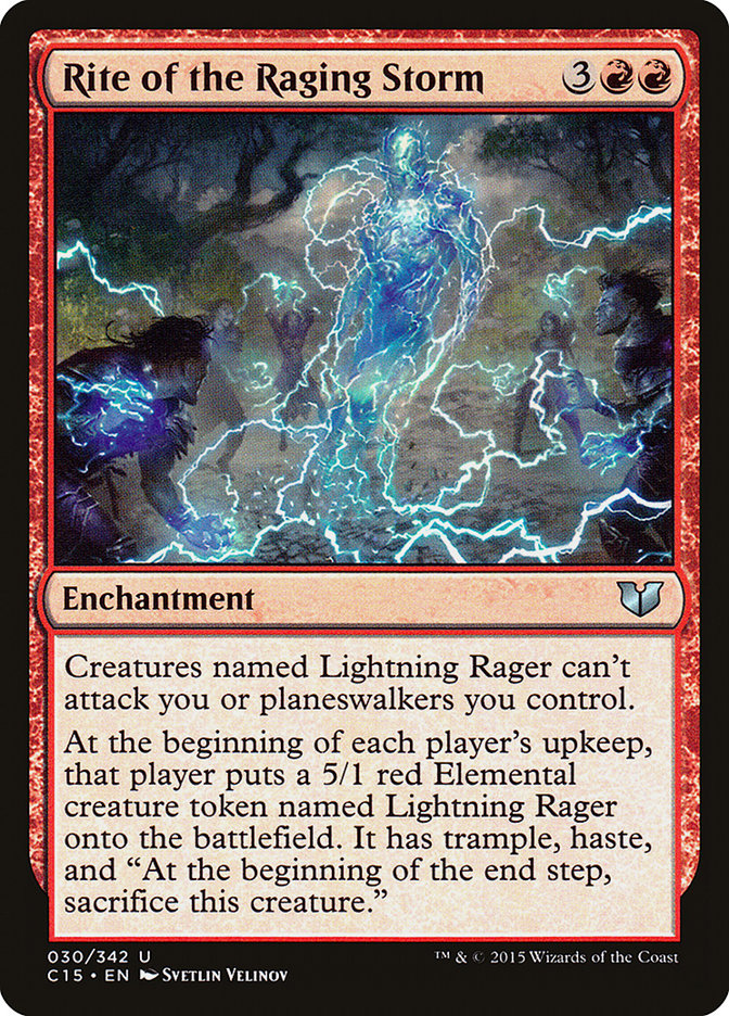 Rite of the Raging Storm [Commander 2015] | Anubis Games and Hobby