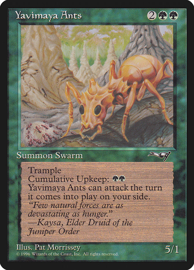 Yavimaya Ants [Alliances] | Anubis Games and Hobby