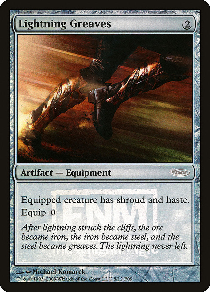 Lightning Greaves [Friday Night Magic 2009] | Anubis Games and Hobby