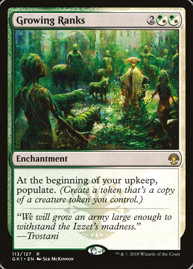 Growing Ranks [Guilds of Ravnica Guild Kit] | Anubis Games and Hobby