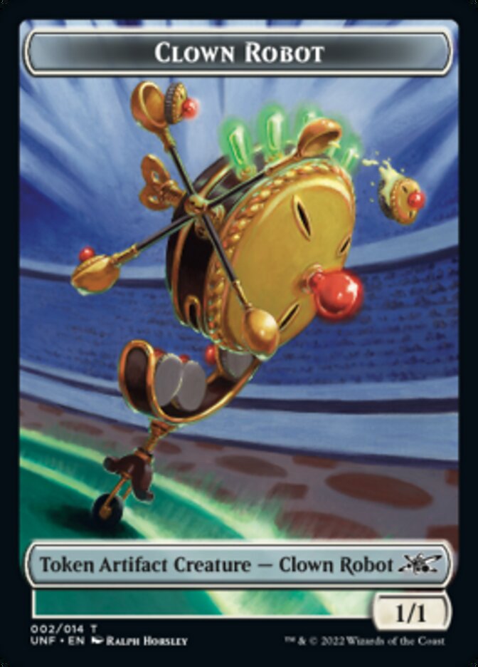 Clown Robot (002) Token [Unfinity Tokens] | Anubis Games and Hobby