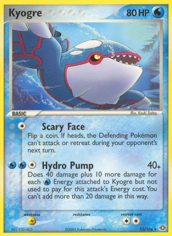 Kyogre (15/106) [EX: Emerald] | Anubis Games and Hobby