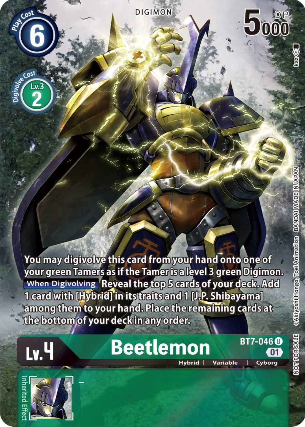 Beetlemon [BT7-046] (2nd Anniversary Frontier Card) [Next Adventure Promos] | Anubis Games and Hobby