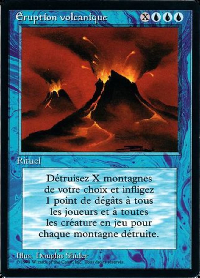 Volcanic Eruption [Foreign Black Border] | Anubis Games and Hobby