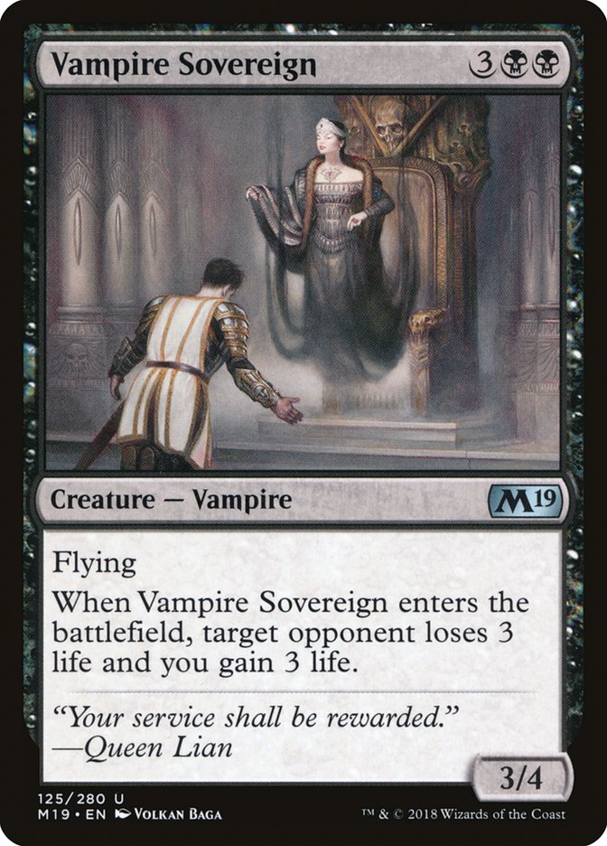 Vampire Sovereign [Core Set 2019] | Anubis Games and Hobby