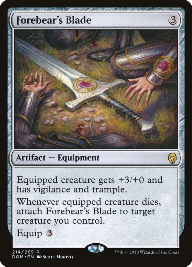 Forebear's Blade [Dominaria] | Anubis Games and Hobby