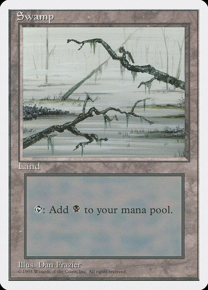 Swamp (Branches on Left and Right of Frame) [Fourth Edition] | Anubis Games and Hobby