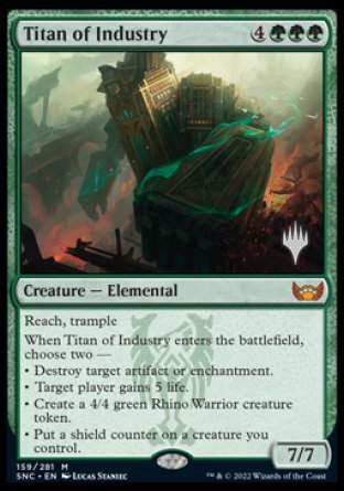 Titan of Industry (Promo Pack) [Streets of New Capenna Promos] | Anubis Games and Hobby