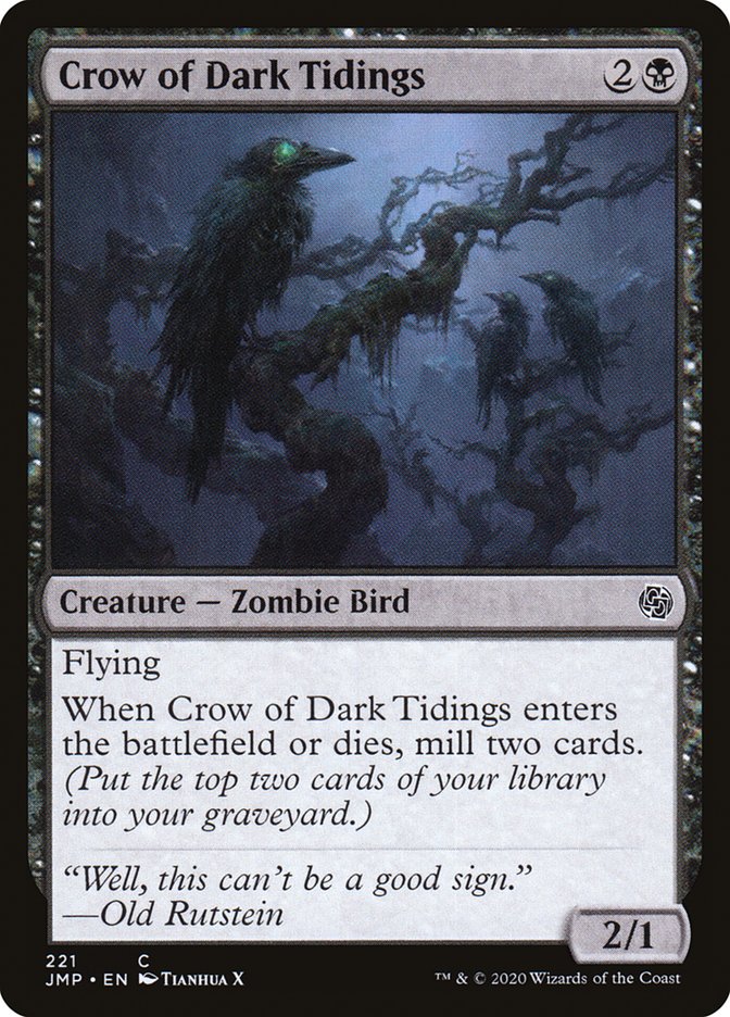 Crow of Dark Tidings [Jumpstart] | Anubis Games and Hobby