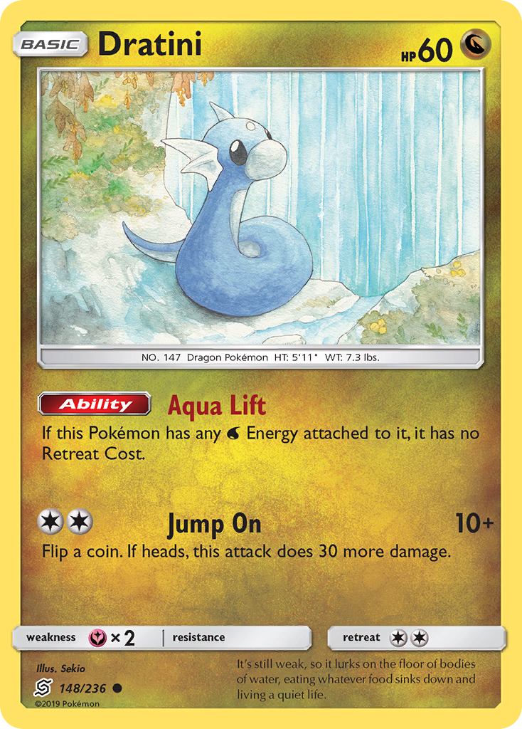 Dratini (148/236) [Sun & Moon: Unified Minds] | Anubis Games and Hobby