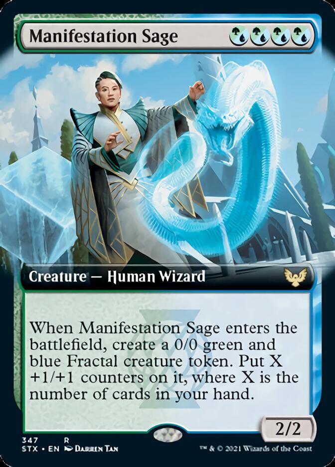 Manifestation Sage (Extended Art) [Strixhaven: School of Mages] | Anubis Games and Hobby