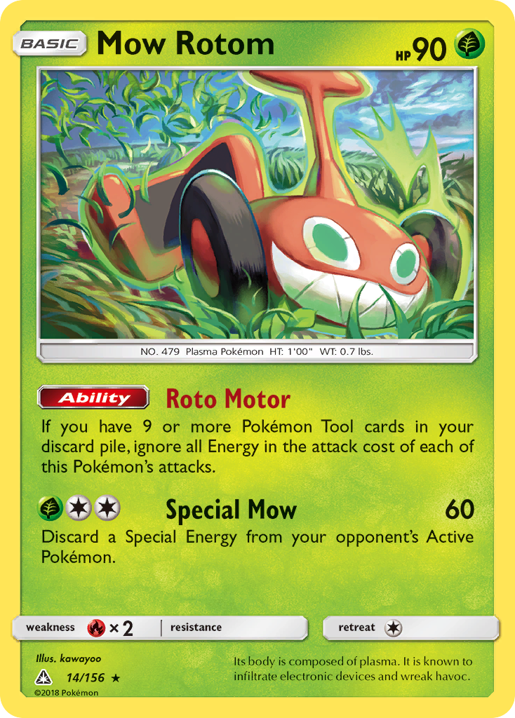 Mow Rotom (14/156) [Sun & Moon: Ultra Prism] | Anubis Games and Hobby