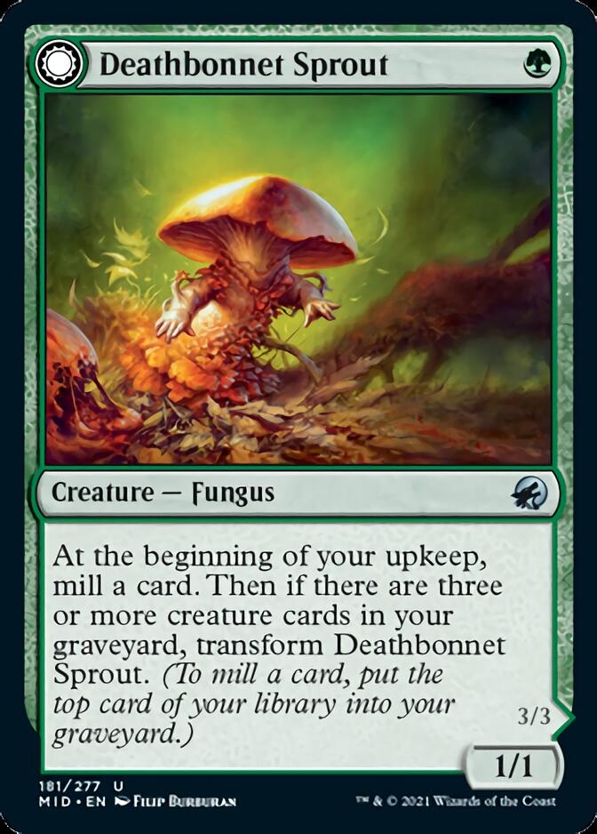 Deathbonnet Sprout // Deathbonnet Hulk [Innistrad: Midnight Hunt] | Anubis Games and Hobby