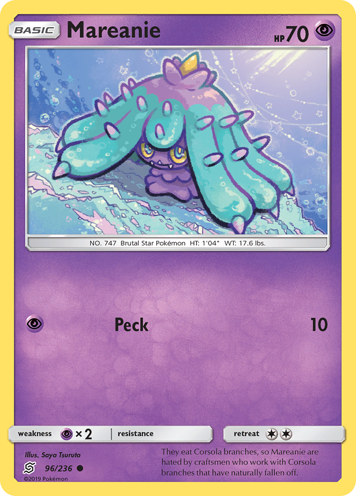 Mareanie (96/236) [Sun & Moon: Unified Minds] | Anubis Games and Hobby