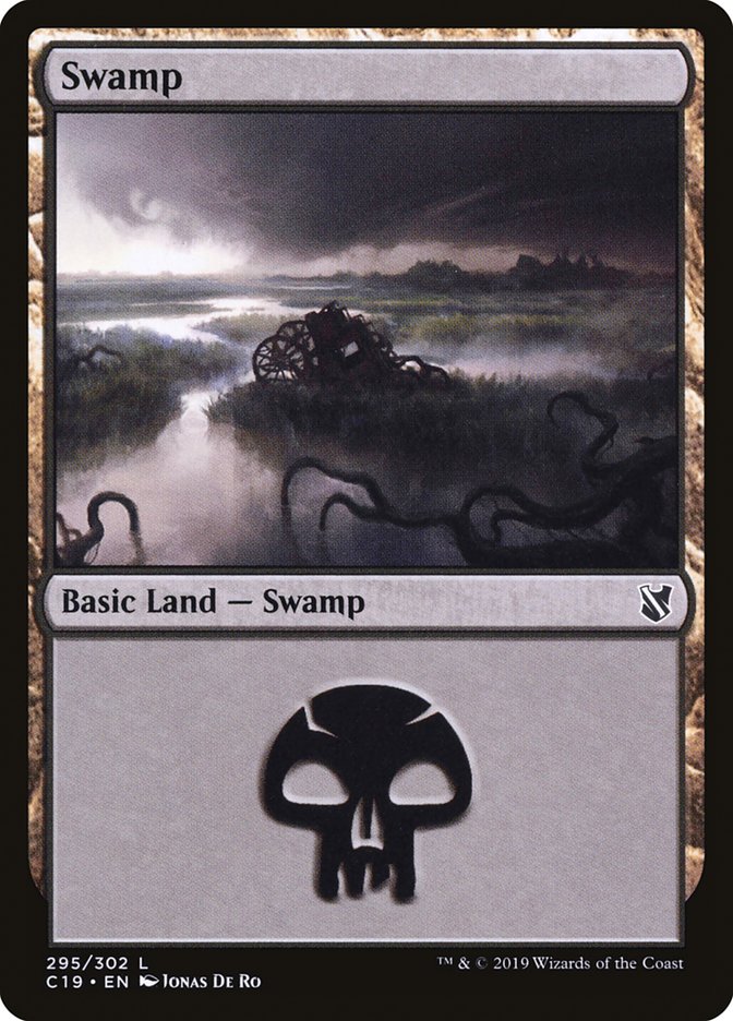 Swamp (295) [Commander 2019] | Anubis Games and Hobby